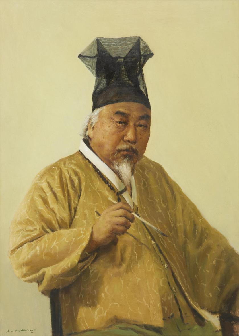 운보 김기창 초상